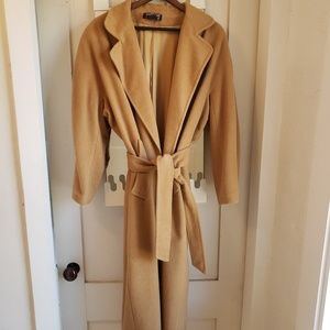 100% camel hair long coat
